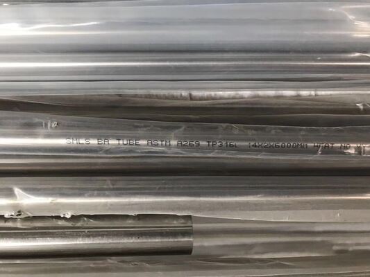 Round 304 316L Stainless Steel Tubes 6mm Thread Male Female Welded Pipe Suitable for Architectural Decoration